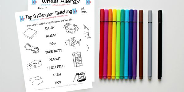 Food Allergy Match And Identify Printables - Lil Allergy Advocates