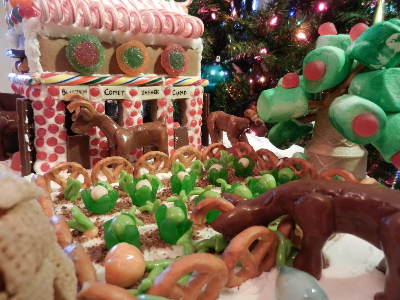 Allergy Friendly Gingerbread House