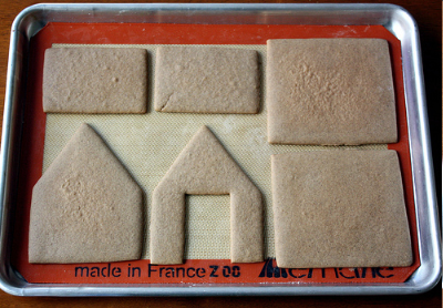 Allergy Friendly Gingerbread House art of design