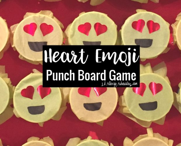 Emoji Valentine Game Punchboard