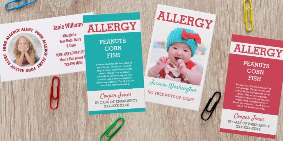 Custom Allergy Cards - Lil Allergy Advocates