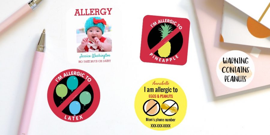 Allergy Alert Stickers - Lil Allergy Advocates